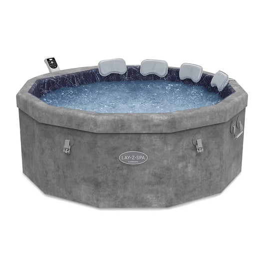 Lay-Z-Spa Carrara 6 Person AirJet Hot Tub With Foam Wall