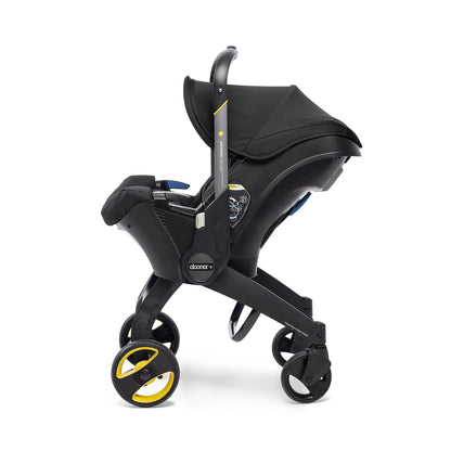 Baby Car Seat & Travel Stroller Nitro Black - Convertible 0+ Car Seat and Pram with 5 Point Safety Harness - Ergonomic Pushchair and Travel System - ISOFIX Base Sold Separately